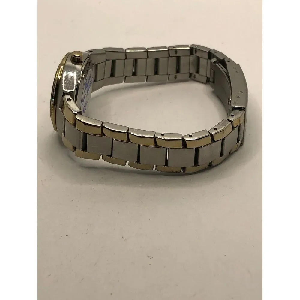 Fossil AM4187 Mens Two Tone Stainless Steel Analog Dial Quartz Wrist Watch HK465